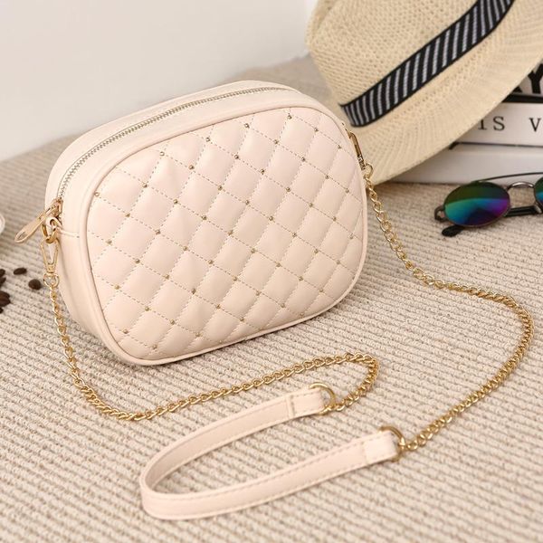 evening bags women messenger brand designer shoulder rivet chain strap crossbody for bolas feminina